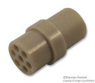 INSULATOR, MALE, 7 WAY, CRIMP CONTACTS