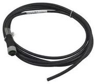 CONNECTOR, RCPT/ FREE END, M12, 3 WAY