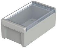 ENCLOSURE, PC, LIGHT GREY, CLEAR LID