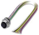 CABLE ASSY, 0.5M, M12, 17WAY, RECEPTACLE