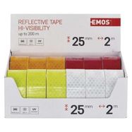 Reflective Tape 25mm/2m12 pcs, display box, EMOS