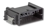 AUTOMOTIVE CONN, R/A PLUG, 8POS, 500VDC