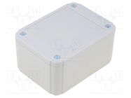 Enclosure: multipurpose; X: 60mm; Y: 80mm; Z: 40mm; ABS; grey; IP54 COMBIPLAST