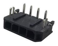 CONNECTOR, HEADER, 4POS, 1ROW, 3MM