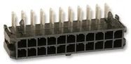 CONN, R/A HEADER, 22POS, 2ROW, 3MM, TH
