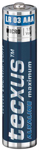 Alkaline maximum LR03/AAA (Micro) Battery, 24 pcs. in cardboard box, blue-silver - alkaline manganese battery, 1.5 V