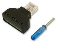 ADAPTOR, RJ45 PLUG-TERMINAL BLOCK