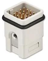 RECTANGULAR INSERT, PLUG, 21POS, CRIMP