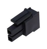 CONNECTOR HOUSING, RCPT, 2POS, 5.7MM