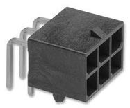 CONNECTOR, HEADER, 6POS, 2ROW, 5.7MM