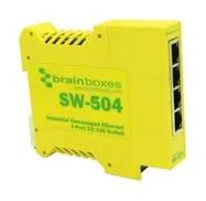 SWITCH, N/W, 4PORT, 100MBPS, DIN RAIL