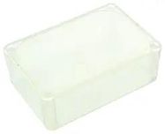 ENCLOSURE, MULTIPURPOSE, ABS, CLEAR