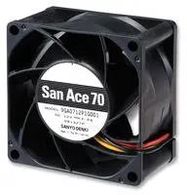 DC FAN, AXIAL, 70MM, 12VDC, 2.6A