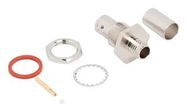 BNC STRAIGHT CRIMP JACK FOR BELDEN 4794R, BULKHEAD, 12G OPTIMIZED, 75 OHM 23AH3938