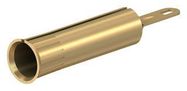 PRESS-IN SOCKET, 4MM, UNINSULATED, GOLD PLATED, SOLDER, 25 A, 30 VAC 23AH8716