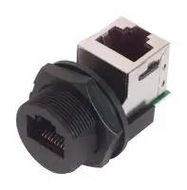 ADAPTOR, R/A, RJ45 JACK-RJ45 JACK