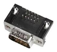CONNECTOR, HD D SUB, PLUG, 15POS
