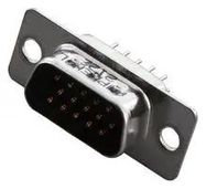 CONNECTOR, HD D SUB, PLUG, 15POS