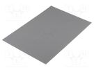Heat transfer pad: gel; L: 300mm; W: 200mm; Thk: 0.5mm; 1.5W/mK FISCHER ELEKTRONIK
