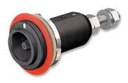 RECEPTACLE, 10BV,  PANEL MOUNT, RED
