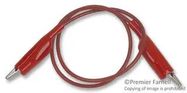 TEST LEAD, RED, 609.6MM, 60V, 5A