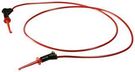 TEST LEAD, RED, 610MM, 60V, 3A