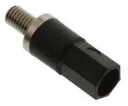 ADAPTOR, BANANA JACK-6/32" SCREW, BLACK