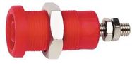 BANANA JACK, 36A, SCREW, RED