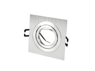 LED line downlight aluminium square adjustable SLIM silver brushed AKROS