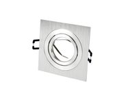 LED line downlight aluminium square adjustable SLIM silver brushed AKROS