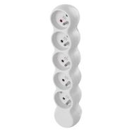 Power Strip without cable 5 sockets, white, EMOS