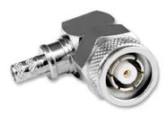 RF COAX CONN, TNC RP R/A PLUG, 50 OHM