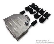 D SUB BACKSHELL, SHIELDED, SIZE DA, ZINC