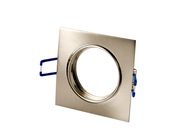 LED line downlight square adjustable die cast aluminium satin