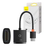 Baseus Lite Series HDMI to VGA adapter with audio (black), Baseus