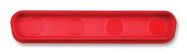 DUST CAP, D SUB, SIZE DC, RED