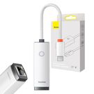 Network adapter Baseus Lite Series USB-C to RJ45 (white), Baseus