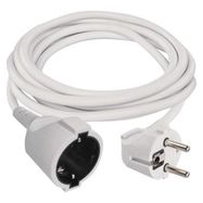 Extension Cord 2 m / 1 sockets / white / PVC / 1 mm2, EMOS