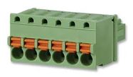 TERMINAL BLOCK, PLUGGABLE, 3POS, 16AWG