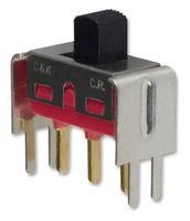 SLIDE SWITCH, SPDT, 6A, 120V, THD