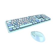 Wireless keyboard + mouse set MOFII Sweet 2.4G (blue), MOFII