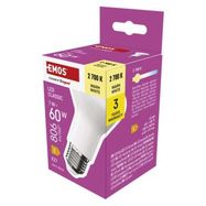 LED Bulb Classic R63 / E27 / 7 W  (60 W) / 806 lm / Warm white, EMOS