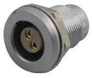 CIRCULAR CONNECTOR, RCPT, 2POS, PANEL