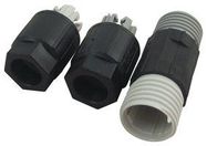 CONNECTOR, CIRCULAR, RCPT, 4POS, CABLE