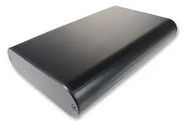 PCB BOX ENCLOSURE, ALUMINIUM, BLACK
