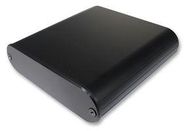 PCB BOX ENCLOSURE, ALUMINIUM, BLACK