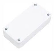 PCB BOX ENCLOSURE, ABS, WHITE