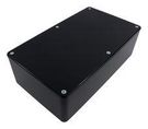 PCB BOX ENCLOSURE, ABS, BLACK