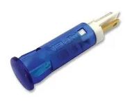 INDICATOR, LED PANEL MNT, 8MM, BLUE