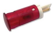 INDICATOR, LED PANEL MNT, 12MM, RED